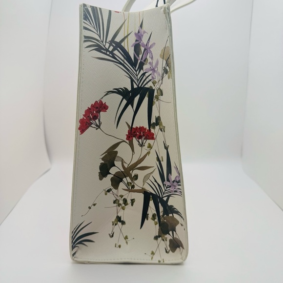 NEW Ted Baker The Icon Small Tote Bag Off White Floral - Picture 7 of 16
